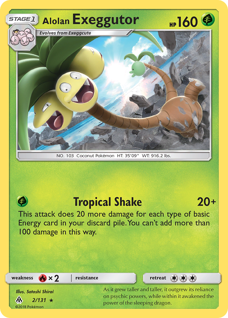 Alolan Exeggutor (2/131) [Sun & Moon: Forbidden Light] | The Time Vault CA