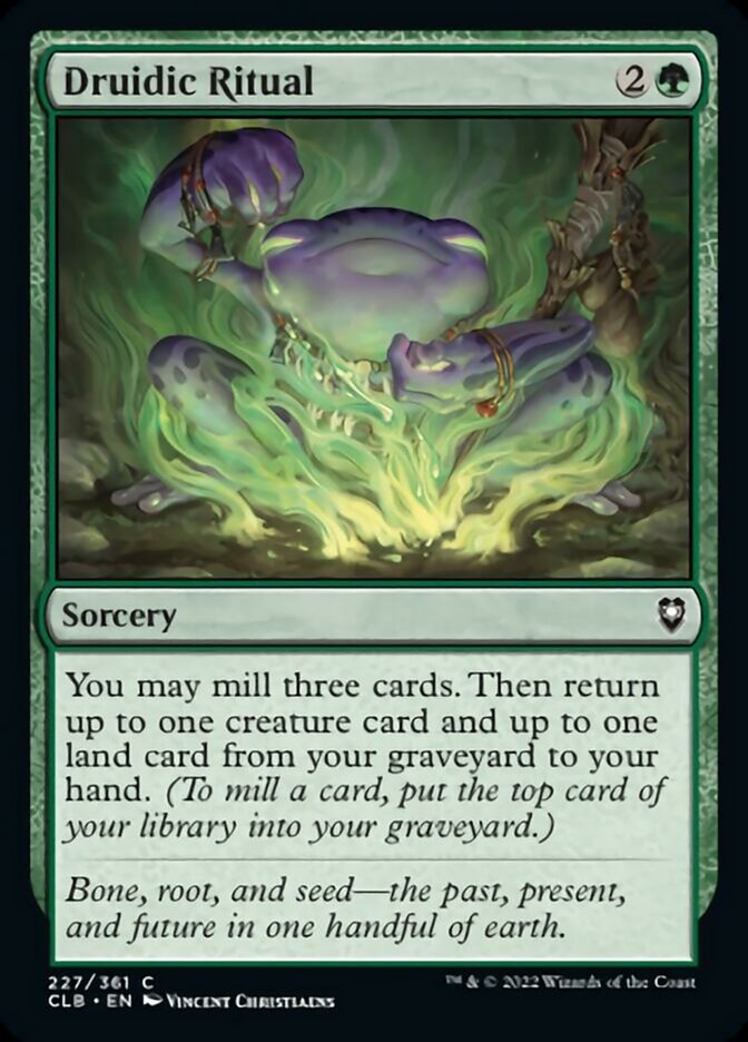 Druidic Ritual [Commander Legends: Battle for Baldur's Gate] | The Time Vault CA