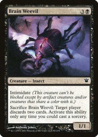 Brain Weevil [Innistrad] | The Time Vault CA