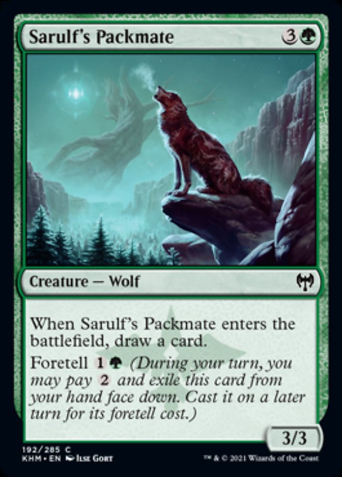 Sarulf's Packmate [Kaldheim] | The Time Vault CA