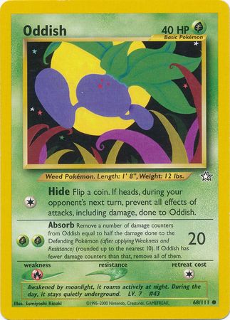 Oddish (68/111) [Neo Genesis Unlimited] | The Time Vault CA