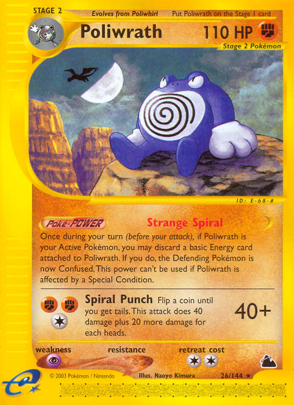 Poliwrath (26/144) [Skyridge] | The Time Vault CA