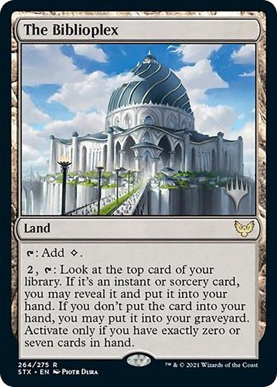 The Biblioplex (Promo Pack) [Strixhaven: School of Mages Promos] | The Time Vault CA