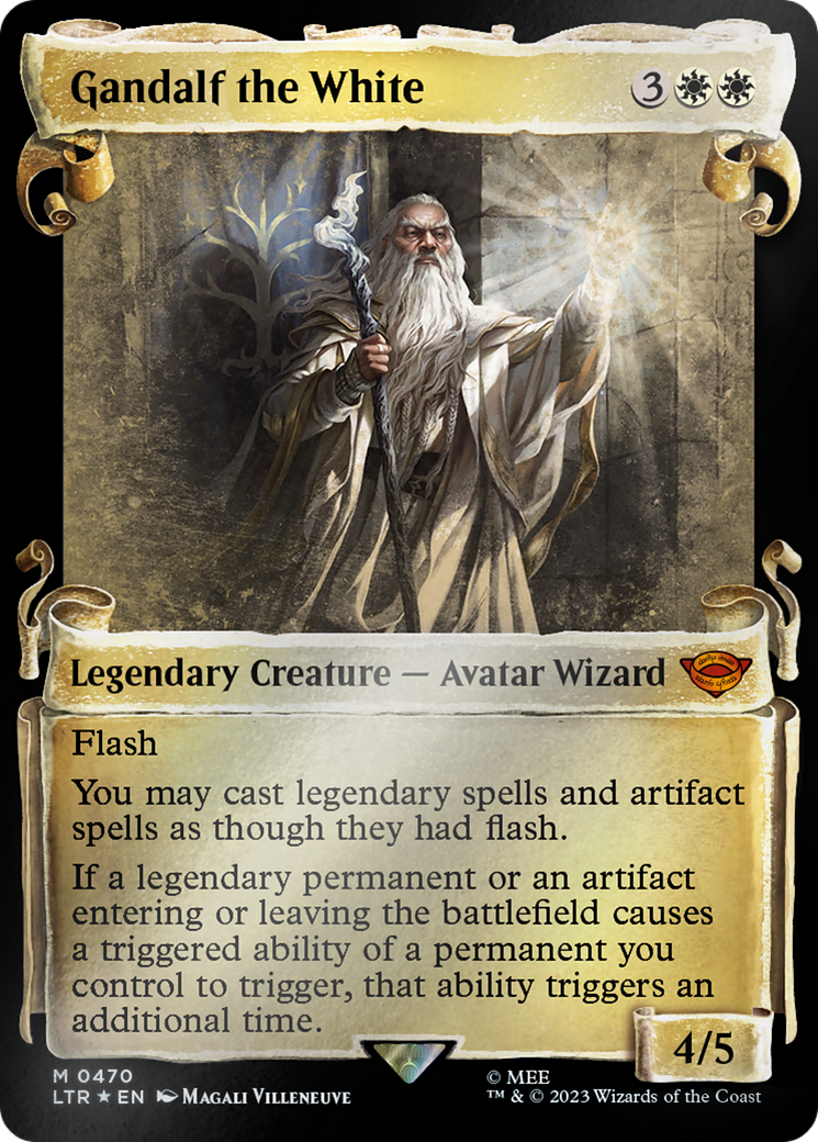 Gandalf the White [The Lord of the Rings: Tales of Middle-Earth Showcase Scrolls] | The Time Vault CA