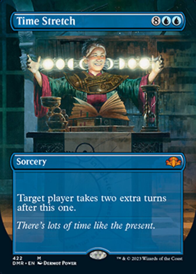 Time Stretch (Borderless Alternate Art) [Dominaria Remastered] | The Time Vault CA