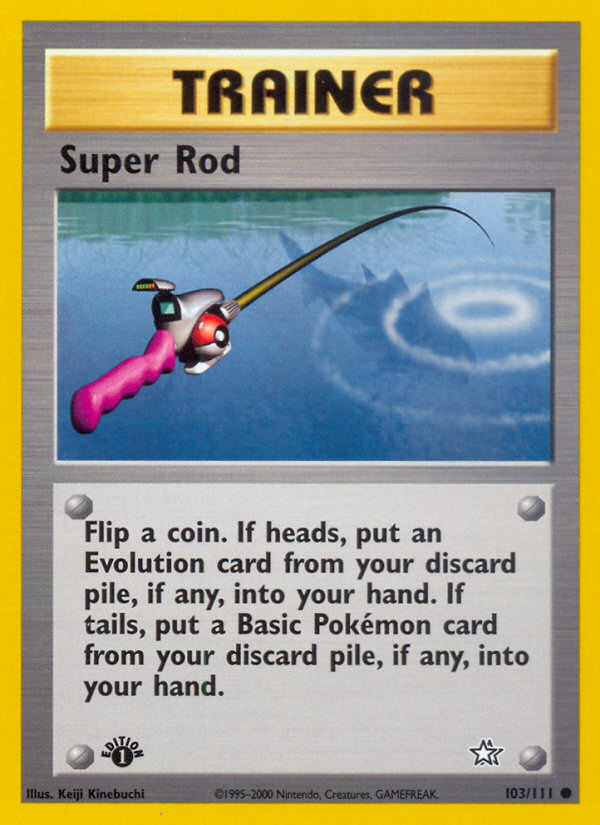 Super Rod (103/111) [Neo Genesis 1st Edition] | The Time Vault CA