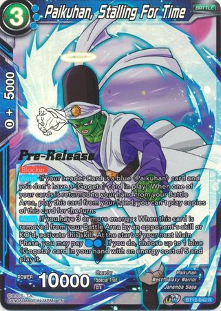 Paikuhan, Supporting His Comrades (BT12-044) [Vicious Rejuvenation Prerelease Promos] | The Time Vault CA