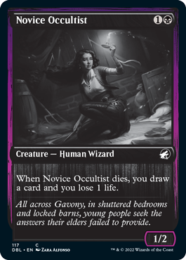 Novice Occultist [Innistrad: Double Feature] | The Time Vault CA