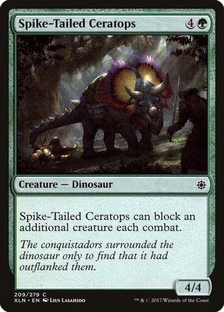 Spike-Tailed Ceratops [Ixalan] | The Time Vault CA