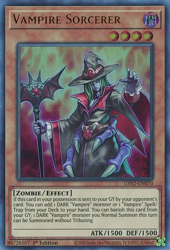 Vampire Sorcerer [GFP2-EN070] Ultra Rare | The Time Vault CA