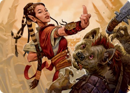 Half-Elf Monk Art Card [Dungeons & Dragons: Adventures in the Forgotten Realms Art Series] | The Time Vault CA