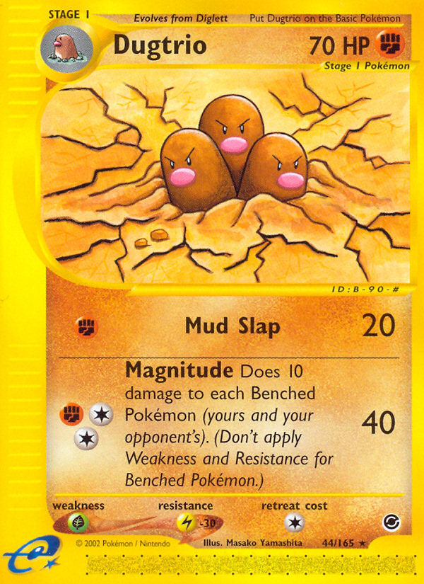 Dugtrio (44/165) [Expedition: Base Set] | The Time Vault CA