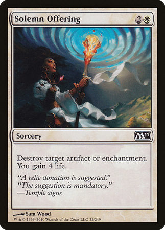 Solemn Offering [Magic 2011] | The Time Vault CA