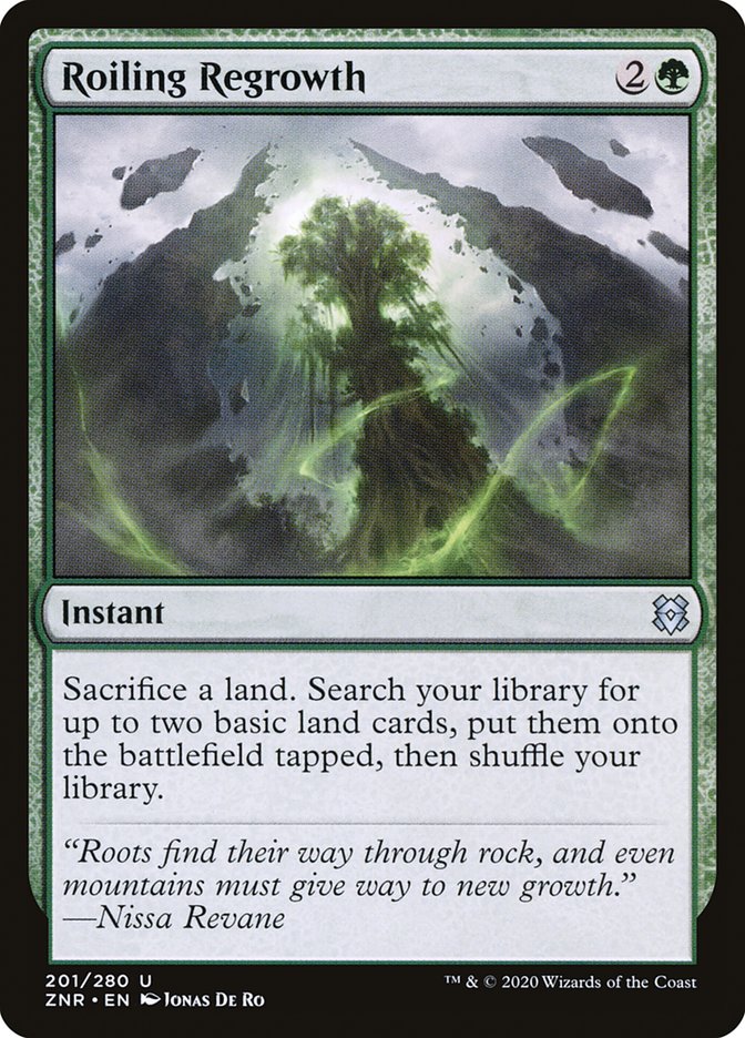 Roiling Regrowth [Zendikar Rising] | The Time Vault CA