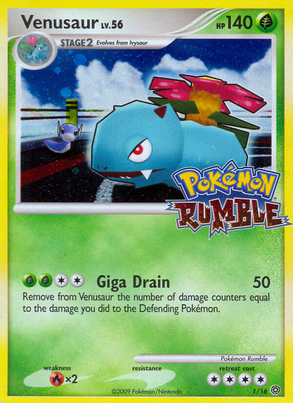Venusaur (1/16) [Pokémon Rumble] | The Time Vault CA