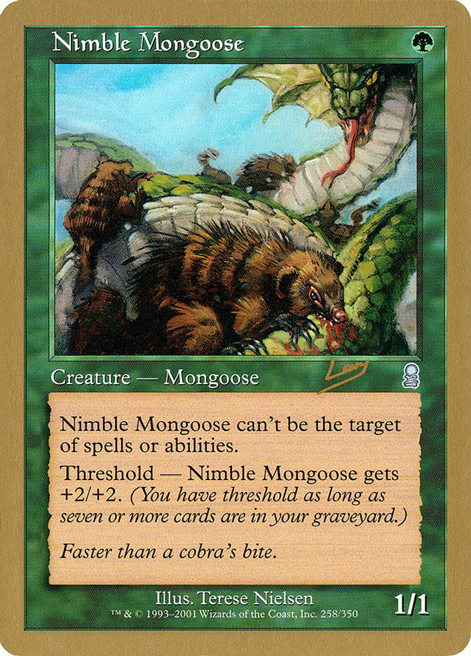 Nimble Mongoose (Raphael Levy) [World Championship Decks 2002] | The Time Vault CA