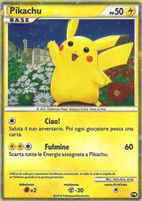 Pikachu (PW2) (Italian) [Pikachu World Collection Promos] | The Time Vault CA