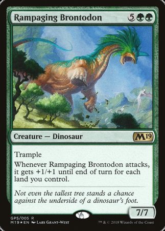 Rampaging Brontodon (2018 Gift Pack) [M19 Gift Pack] | The Time Vault CA