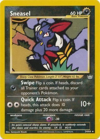 Sneasel (24/64) [Neo Revelation Unlimited] | The Time Vault CA