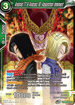 Android 17 & Android 18, Absorption Imminent (EX20-04) [Ultimate Deck 2022] | The Time Vault CA