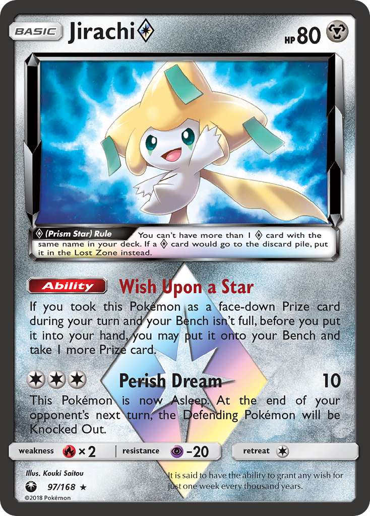 Jirachi (97/168) (Prism Star) [Sun & Moon: Celestial Storm] | The Time Vault CA