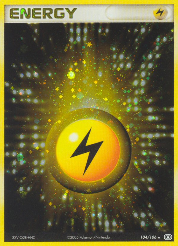 Lightning Energy (104/106) [EX: Emerald] | The Time Vault CA