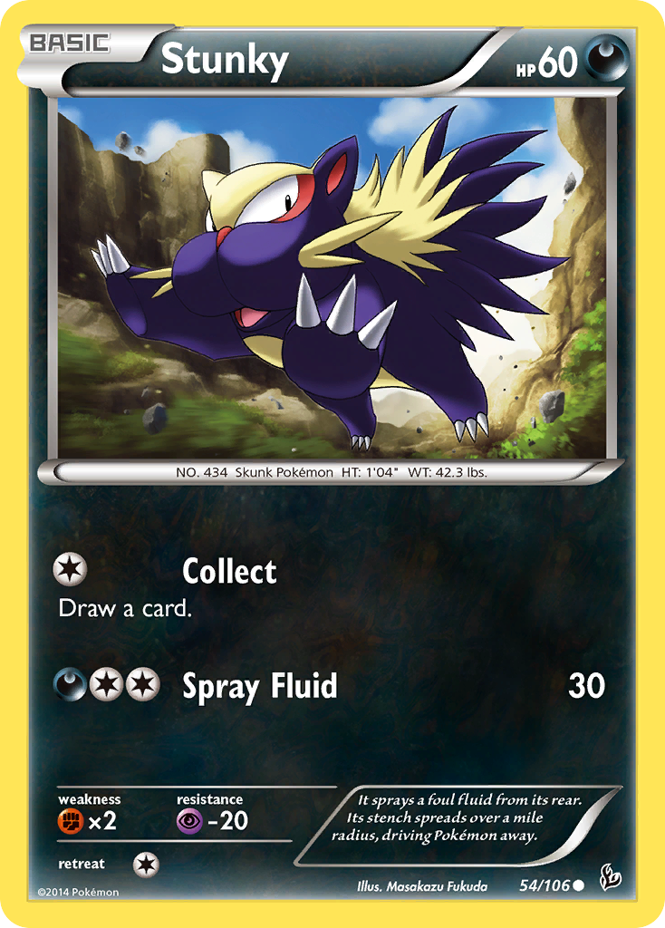 Stunky (54/106) [XY: Flashfire] | The Time Vault CA