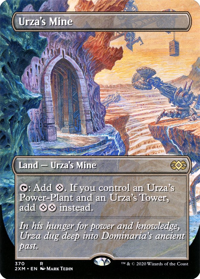 Urza's Mine (Borderless) [Double Masters] | The Time Vault CA