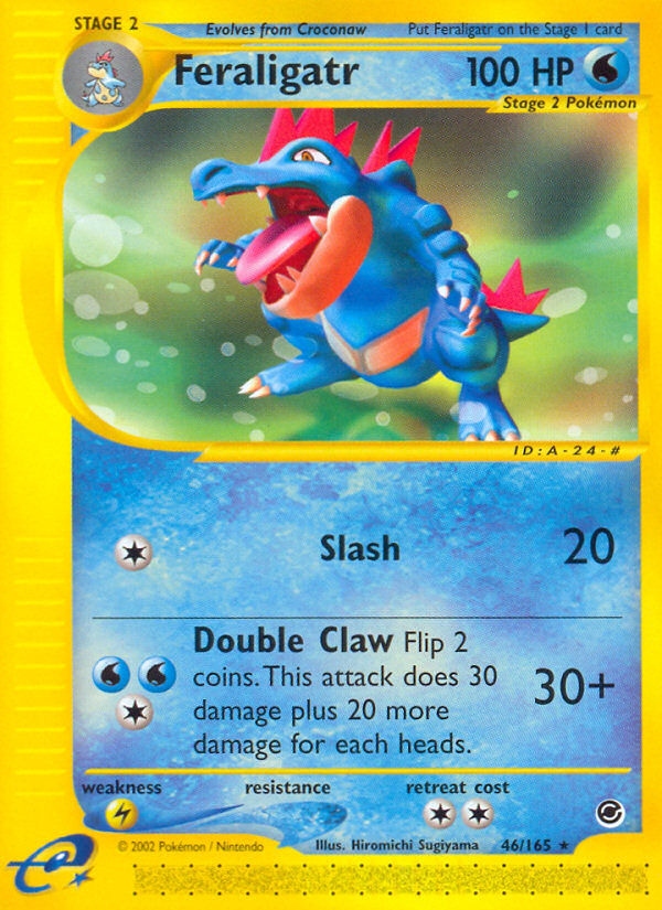 Feraligatr (46/165) [Expedition: Base Set] | The Time Vault CA