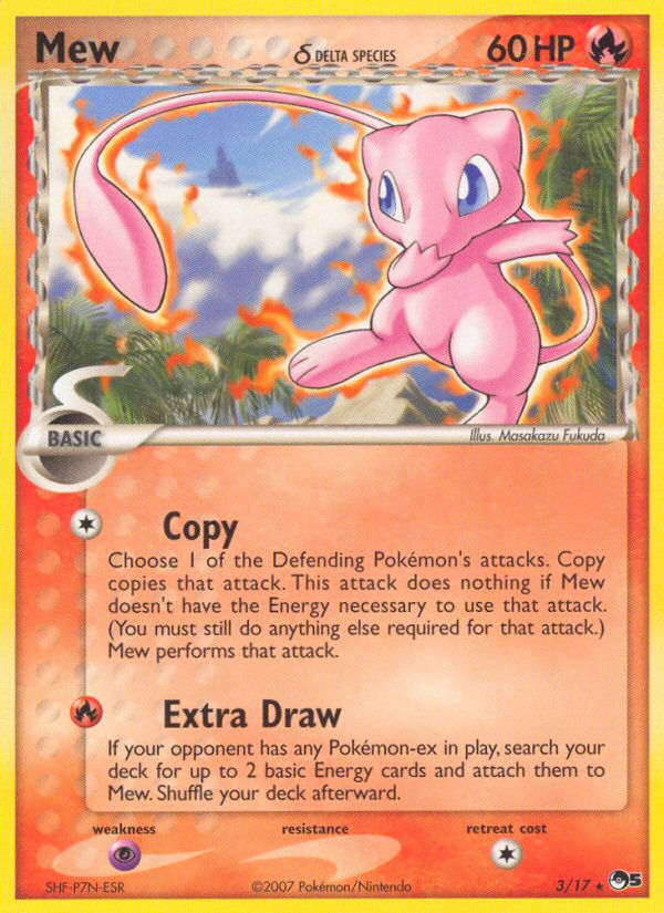 Mew (3/17) (Delta Species) [POP Series 5] | The Time Vault CA