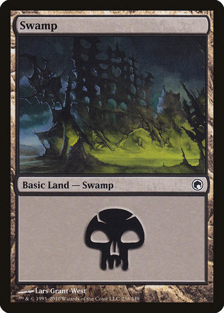 Swamp (238) [Scars of Mirrodin] | The Time Vault CA