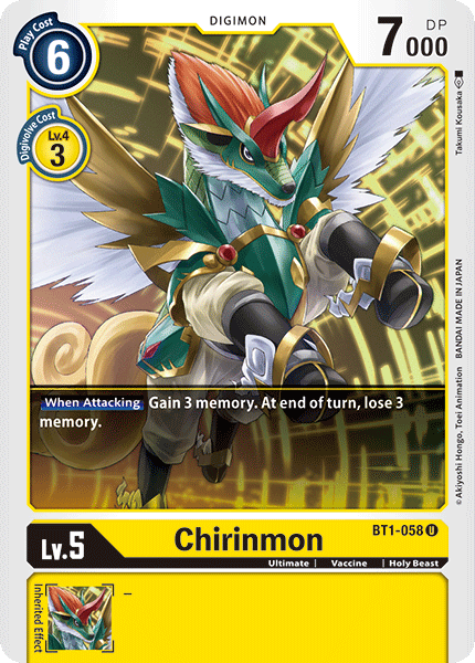 Chirinmon [BT1-058] [Release Special Booster Ver.1.0] | The Time Vault CA