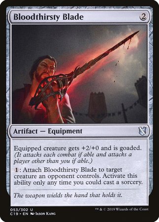 Bloodthirsty Blade [Commander 2019] | The Time Vault CA