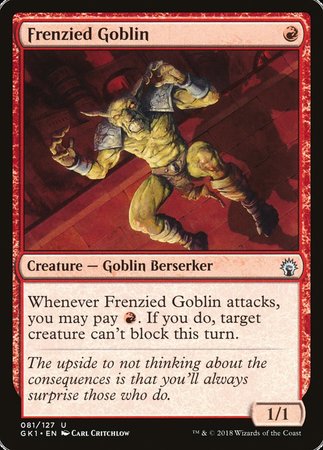 Frenzied Goblin [GRN Guild Kit] | The Time Vault CA