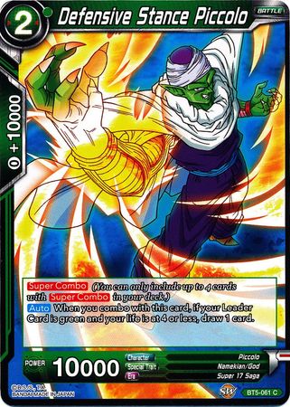 Defensive Stance Piccolo (BT5-061) [Miraculous Revival] | The Time Vault CA