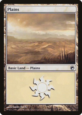 Plains (232) [Scars of Mirrodin] | The Time Vault CA
