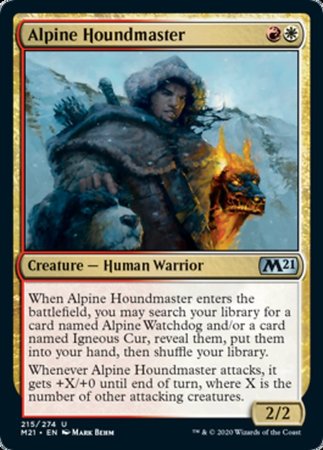 Alpine Houndmaster [Core Set 2021] | The Time Vault CA