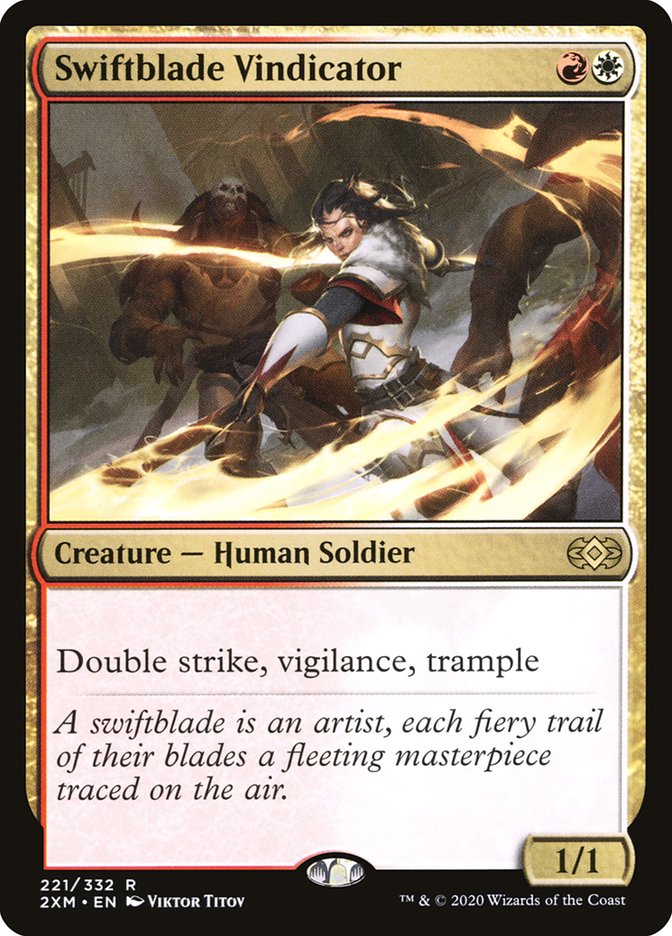 Swiftblade Vindicator [Double Masters] | The Time Vault CA