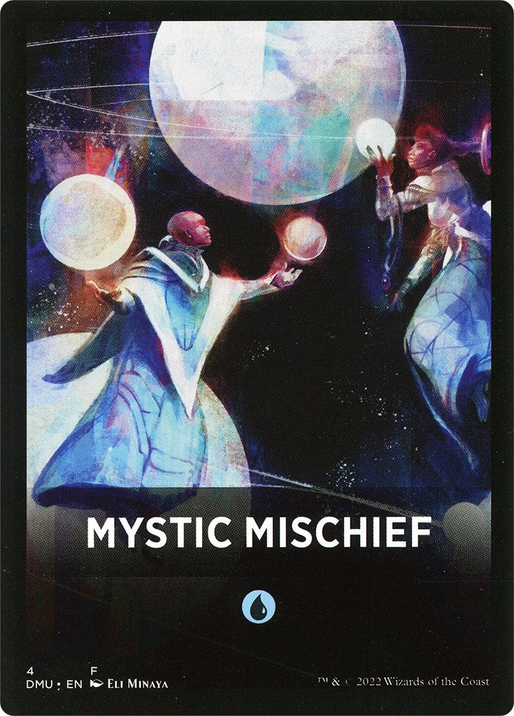 Mystic Mischief Theme Card [Dominaria United Tokens] | The Time Vault CA