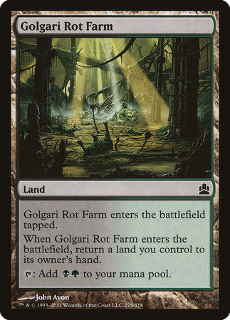 Golgari Rot Farm [Commander 2011] | The Time Vault CA