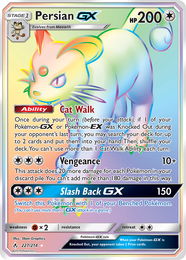 Persian GX (227/214) [Sun & Moon: Unbroken Bonds] | The Time Vault CA