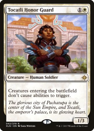 Tocatli Honor Guard [Ixalan Promos] | The Time Vault CA