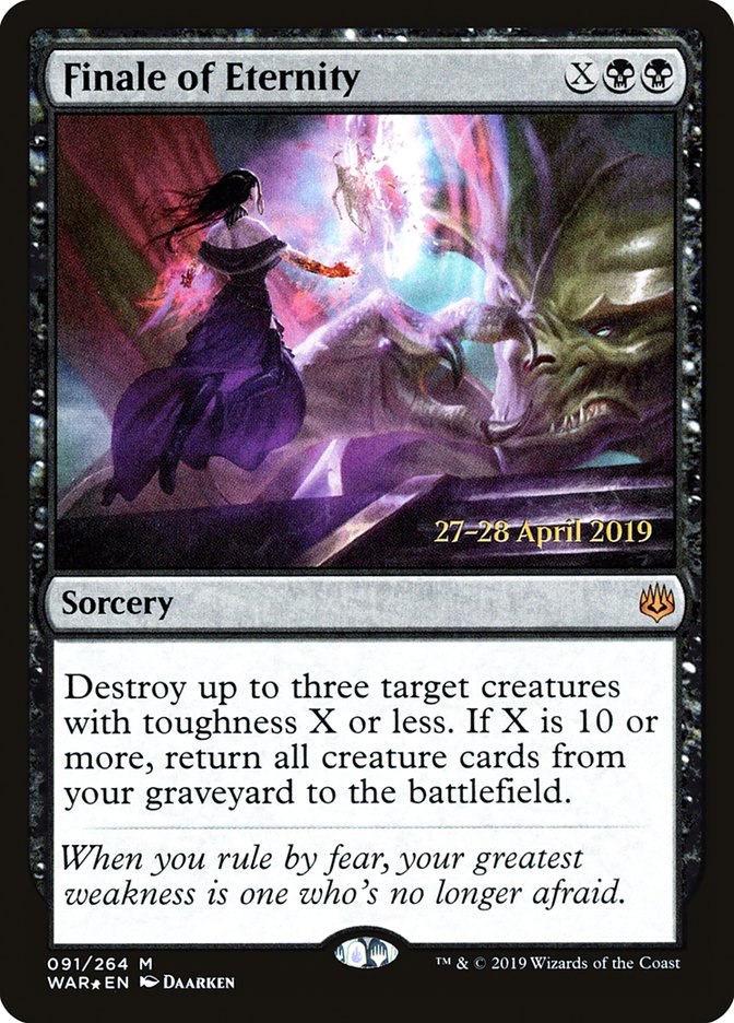 Finale of Eternity  [War of the Spark Prerelease Promos] | The Time Vault CA