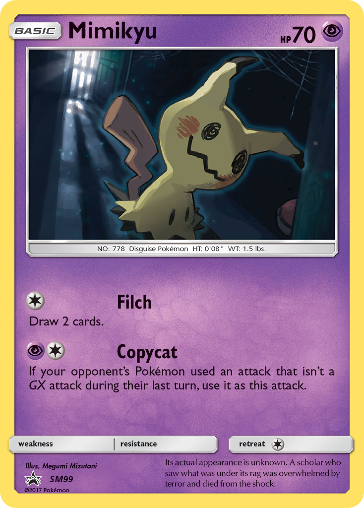 Mimikyu (SM99) [Sun & Moon: Black Star Promos] | The Time Vault CA
