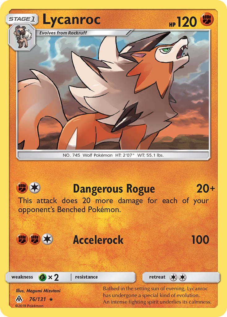 Lycanroc (76/131) [Sun & Moon: Forbidden Light] | The Time Vault CA