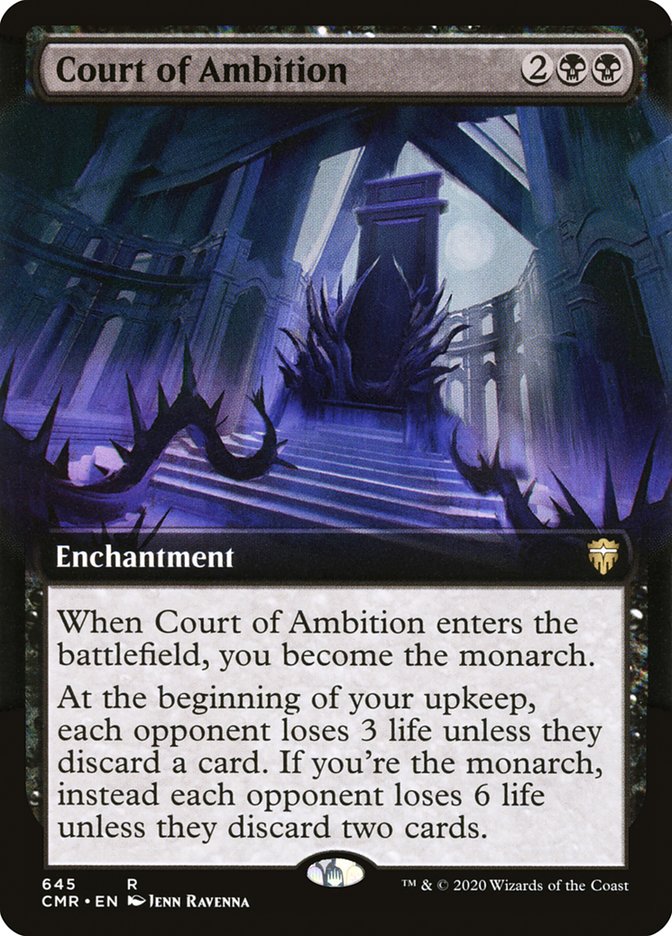Court of Ambition (Extended Art) [Commander Legends] | The Time Vault CA