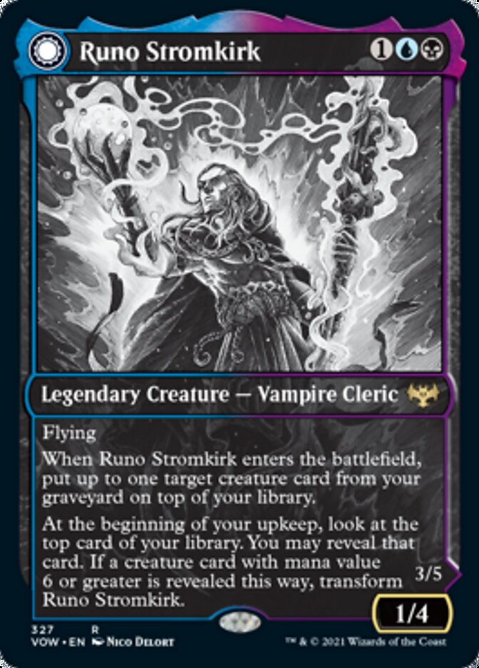 Runo Stromkirk // Krothuss, Lord of the Deep (Showcase Eternal Night) [Innistrad: Crimson Vow] | The Time Vault CA