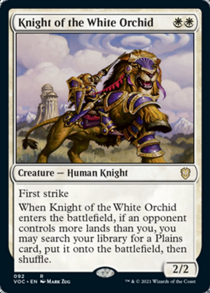 Knight of the White Orchid [Innistrad: Crimson Vow Commander] | The Time Vault CA