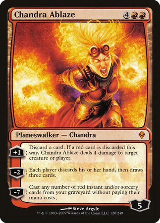 Chandra Ablaze [Zendikar] | The Time Vault CA