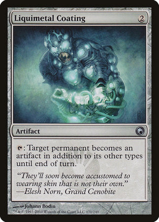 Liquimetal Coating [Scars of Mirrodin] | The Time Vault CA